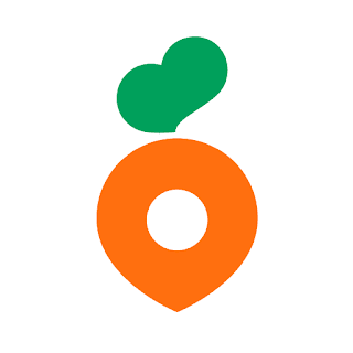 A Danggeun app logo shaped like a carrot